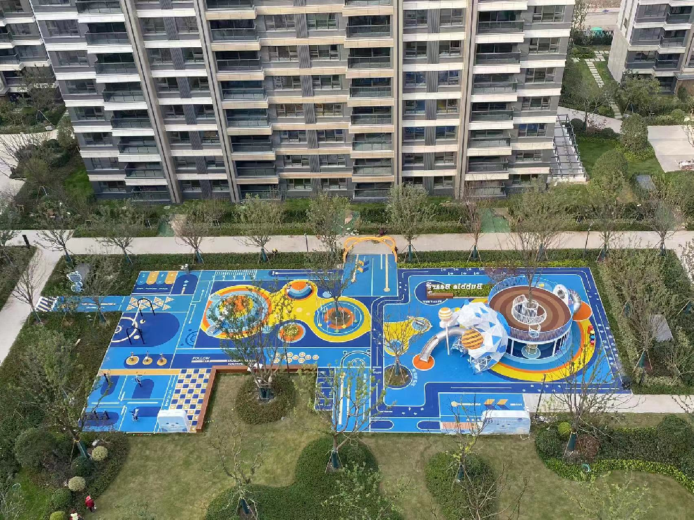 九游·体育圆满完成上海招商公馆儿童游乐区项目施工